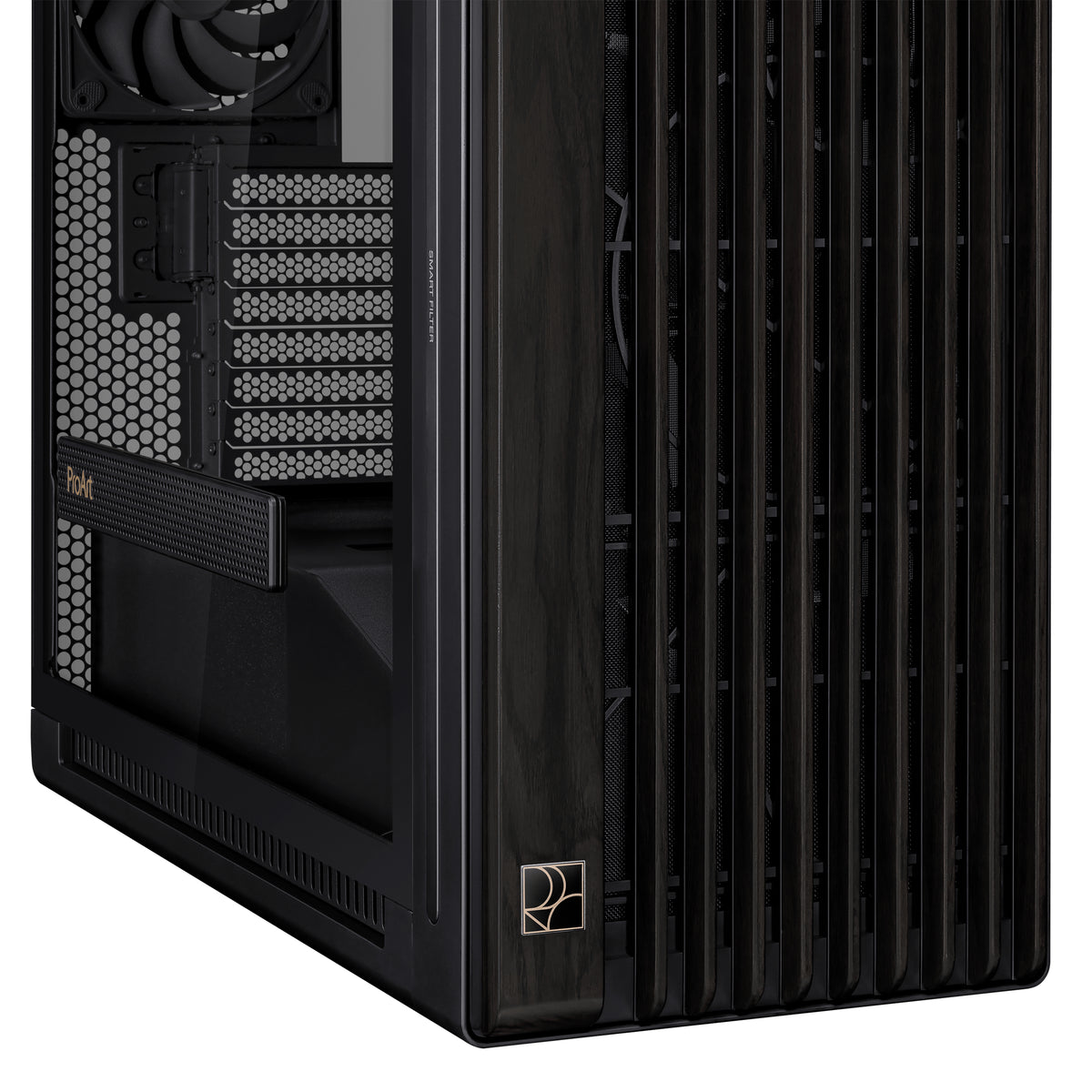ASUS ProArt PA602 Wood Edition Midi Tower Schwarz