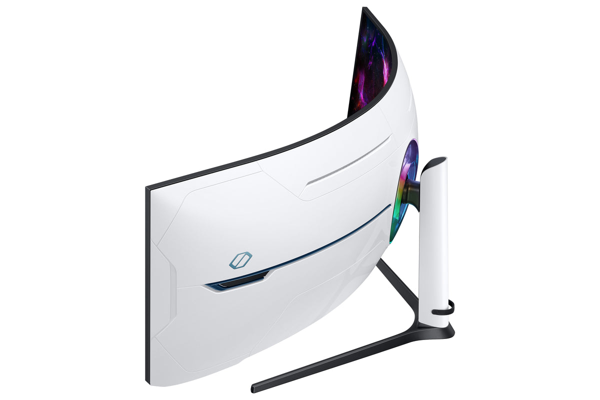 Samsung G95NC Computerbildschirm 144,8 cm (57") 7680 x 2160 Pixel Dual UHD QLED Weiß