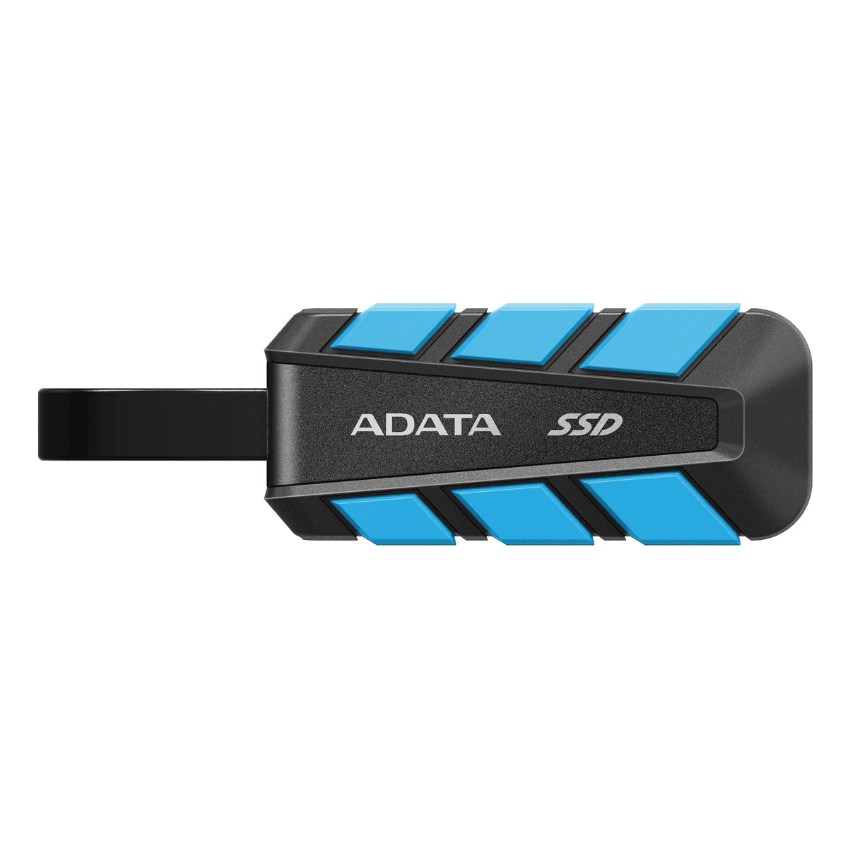 ADATA Externe SSD SC740 2TB Plug&Go blue 1050/1000 MIL.STD USB Typ-C 3.2 Gen 2 (3.1 Gen 2) Schwarz, Blau