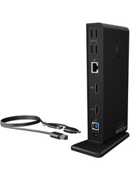 ICY BOX IB-DK2251AC, DisplayLink® USB 3.2 Gen 1 Notebook DockingStation, 2x HDMI® bis zu 2K@60 Hz
