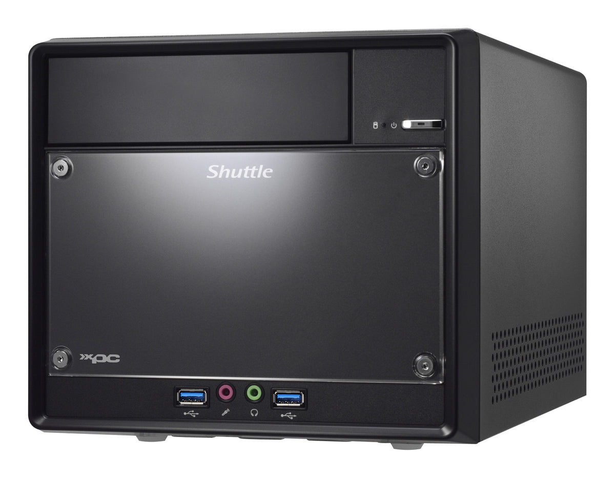 Shuttle XPC cube Barebone SH610R4 - S1700, Intel H610, 1x PCIe X16, 1x PCIe X1, 1x LAN,1x HDMI, 2x DP, 1x VGA 2x 3.5"