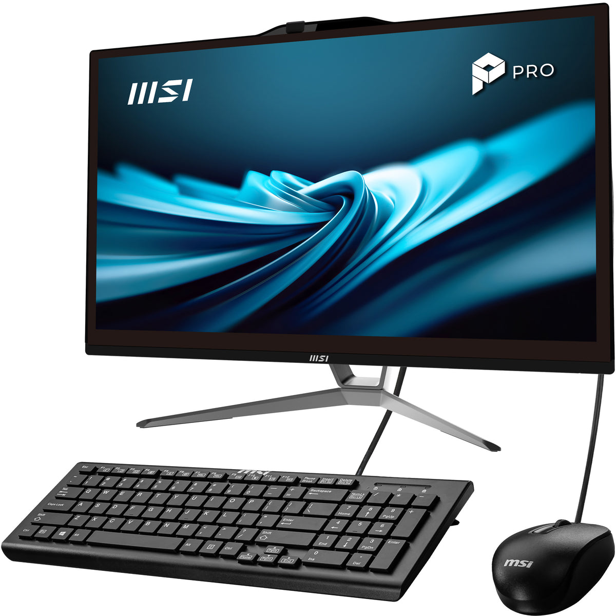 MSI Pro AP222T 14M-428FR Intel® Core™ i5 i5-14400 54,6 cm (21.5") 1920 x 1080 Pixel Touchscreen All-in-One-PC 8 GB DDR4-SDRAM 500 GB SSD Windows 11 Pro Wi-Fi 6E (802.11ax) Schwarz