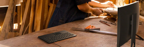 KeySonic KSK-5230IN (UK) IP68 Touchpad Maus Siliko