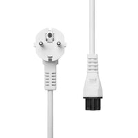 Microconnect PE010830W Stromkabel Schwarz 3 m Netzstecker Typ E+F C5-Koppler