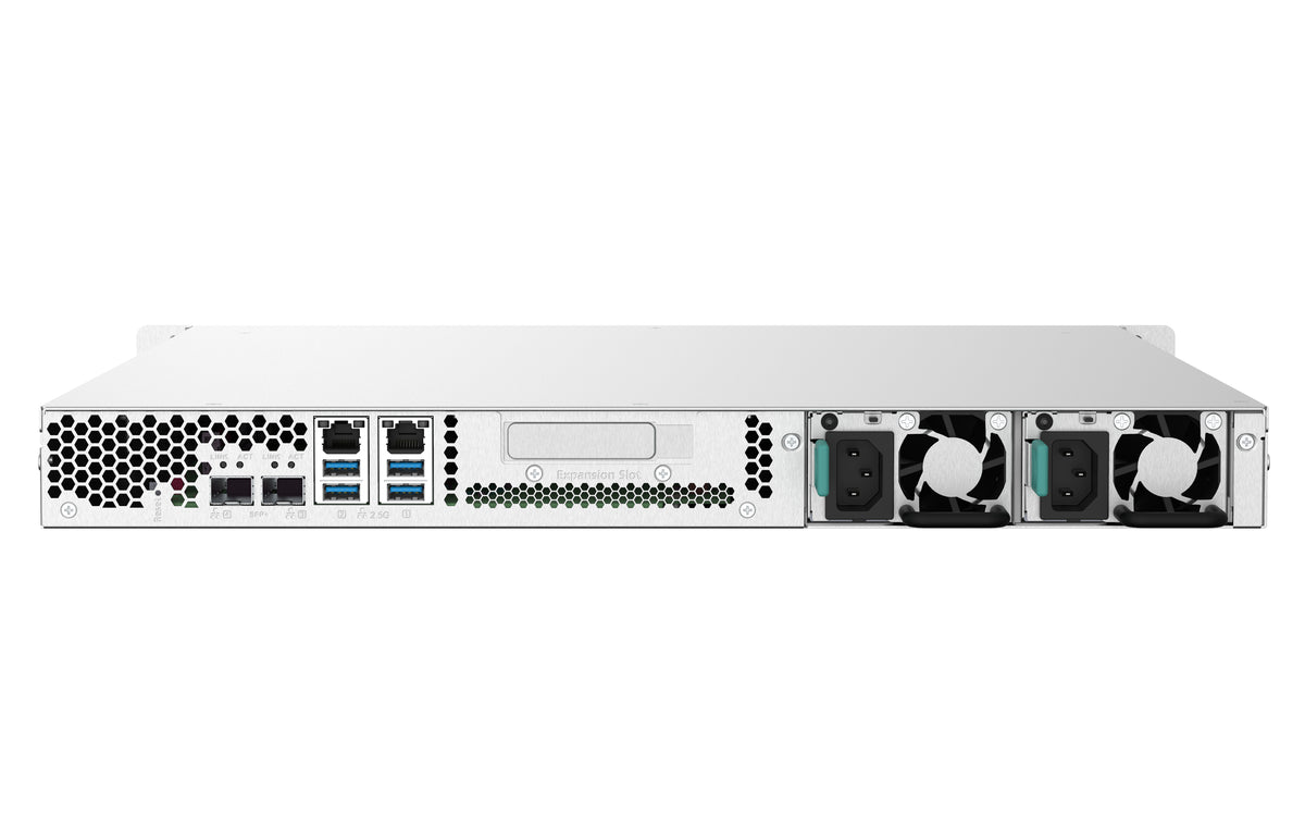 QNAP TS-432PXU-RP NAS Rack (1U) Annapurna Labs Alpine AL-324 2 GB DDR4 0 TB Schwarz