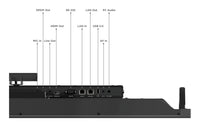 Lenovo ThinkVision T65 Computerbildschirm 165,1 cm (65") 3840 x 2160 Pixel 4K Ultra HD LED Touchscreen Schwarz
