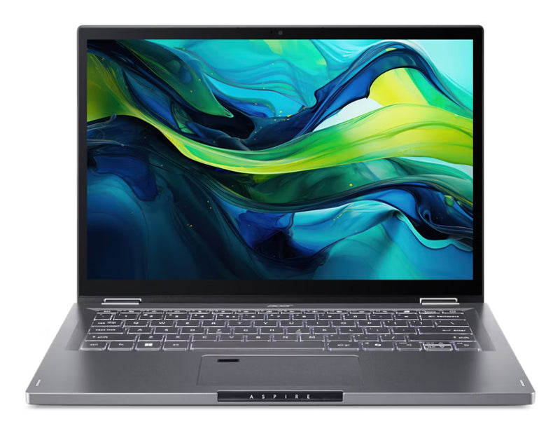 Acer Aspire Spin 14 ASP14-52MTN-713L Intel Core Ultra 7 155U Hybrid (2-in-1) 35,6 cm (14") Touchscreen WUXGA 16 GB LPDDR5x-SDRAM 1 TB SSD Wi-Fi 6 (802.11ax) Windows 11 Home Grau