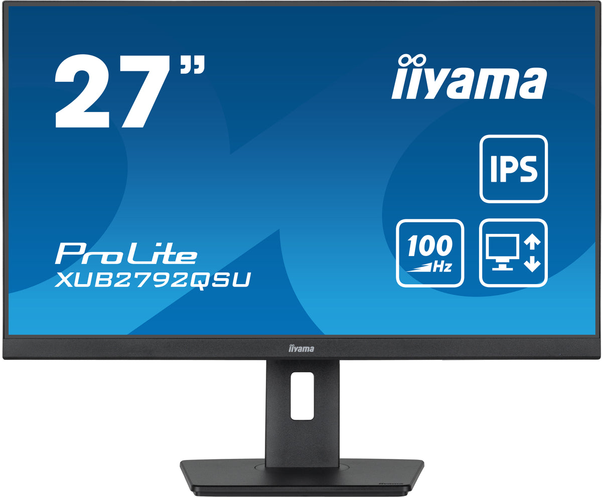 iiyama ProLite XUB2792QSU-B6 Computerbildschirm 68,6 cm (27") 2560 x 1440 Pixel Quad HD LED Schwarz