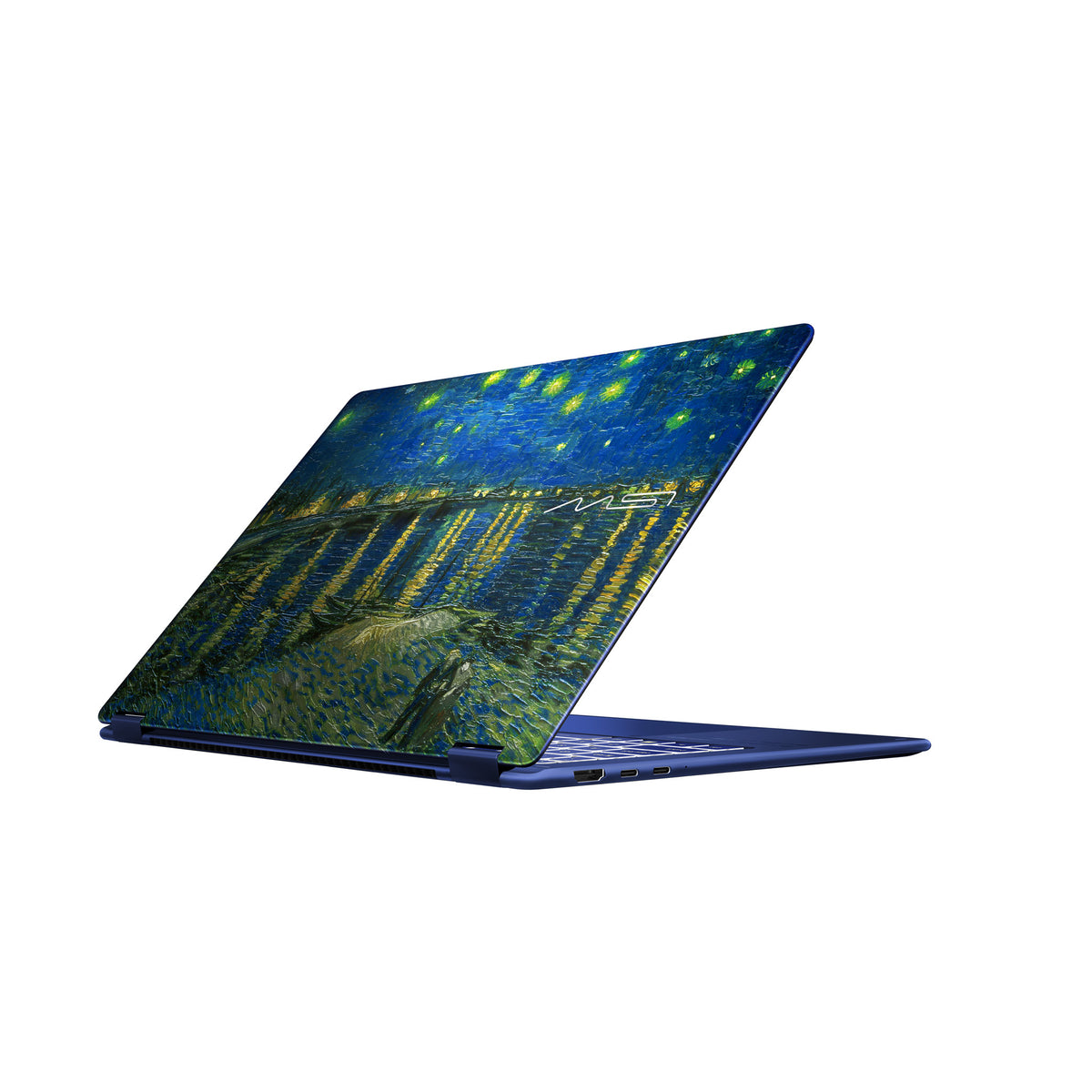 MSI Prestige 14 Flip AI+ Starry Night Over the Rhone-261FRY Copilot+ PC Intel Core Ultra X9 378H Hybrid (2-in-1) 35,6 cm (14") Touchscreen Full HD+ 32 GB LPDDR5x-SDRAM 1 TB SSD Wi-Fi 7 (802.11be) Windows 11 Home Schwarz, Blau