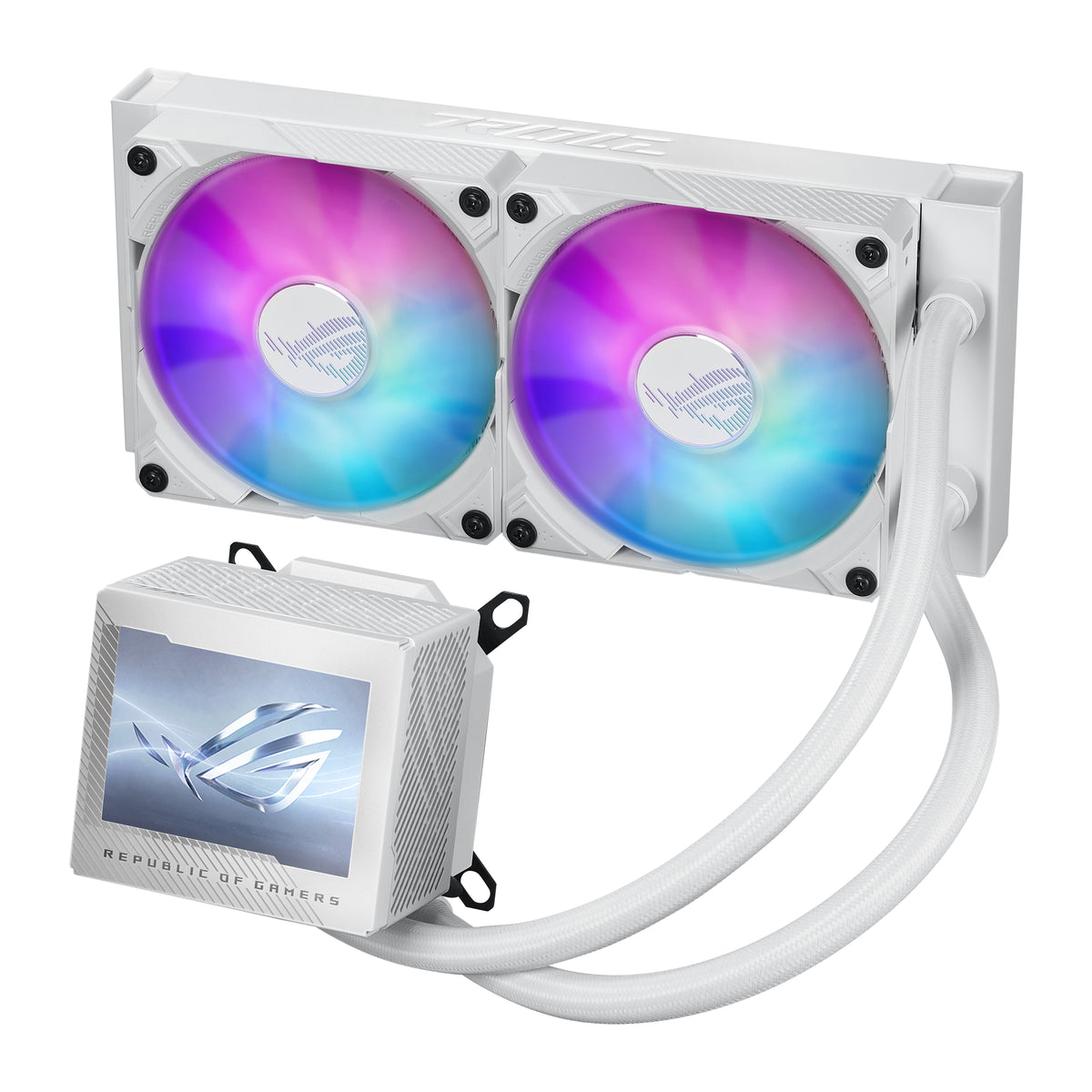 ASUS ROG RYUJIN III 240 ARGB White Edition Prozessor All-in-One-Flüssigkeitskühler 12 cm Weiß 1 Stück(e)