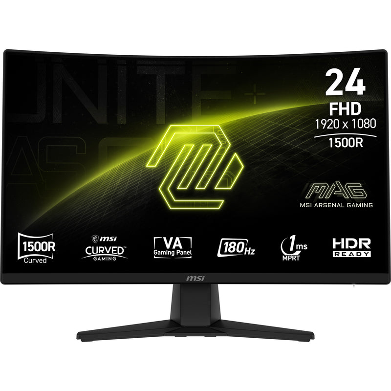 MSI MAG 242C Computerbildschirm 59,9 cm (23.6") 1920 x 1080 Pixel Full HD LCD Schwarz