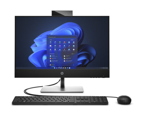 HP ProOne 440 G9 Intel® Core™ i3 i3-13100T 60,5 cm (23.8") 1920 x 1080 Pixel All-in-One-PC 16 GB DDR4-SDRAM 512 GB SSD Windows 11 Pro Wi-Fi 6E (802.11ax) Schwarz, Silber