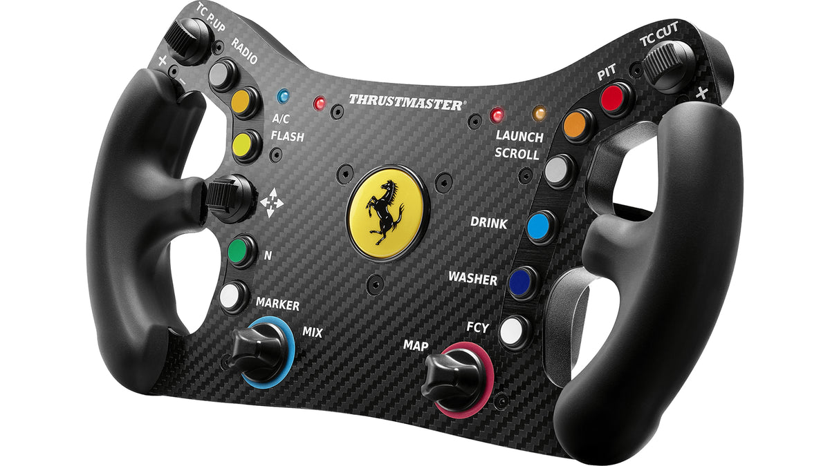 Thrustmaster Ferrari 488 GT3 Wheel Add-On Schwarz USB Steuerrad Analog / Digital PC, Xbox One, Xbox One S, Xbox One X, Xbox Series S, Xbox Series X, PlayStation 4, PlayStation 5