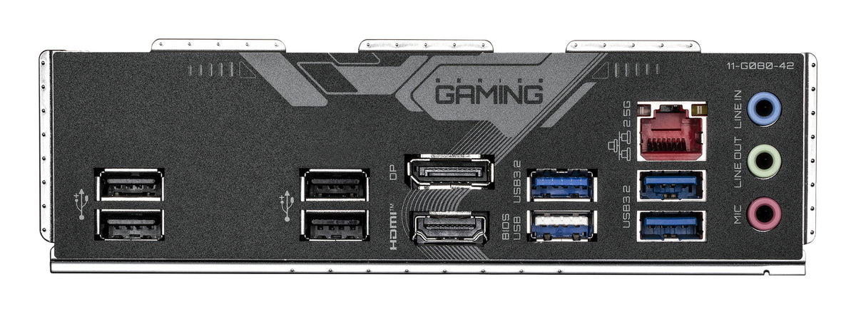 GIGABYTE B760M GAMING X DDR4 GEN5 Mainboard – Unterstützt Intel Core Prozessoren der 14. Generation, 8+1+1 Phasen VRM, bis zu 3200 MHz DDR4, 2 x PCIe 4.0 M.2, 2.5 GbE LAN, USB 3.2 Gen 1
