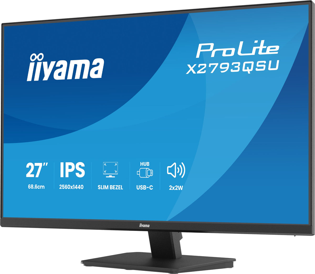 iiyama ProLite X2793QSU-B1 Computerbildschirm 68,6 cm (27") 2560 x 1440 Pixel Quad HD LED Schwarz