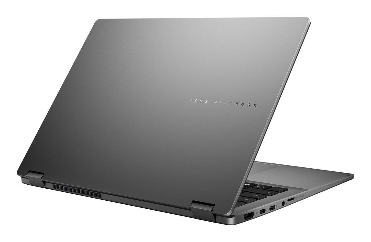 ASUS Vivobook 14 Flip TP3407AA-SG035W Copilot+ PC Intel Core Ultra 7 355 Hybrid (2-in-1) 35,6 cm (14") Touchscreen WUXGA 16 GB LPDDR5x-SDRAM 512 GB SSD Wi-Fi 7 (802.11be) Windows 11 Pro Grau