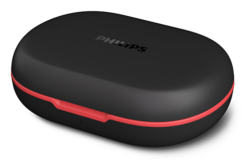 Philips 6000 series TAA6709BK/00 Kopfhörer & Headset True Wireless Stereo (TWS) Ohrbügel Sport Bluetooth Schwarz, Rot