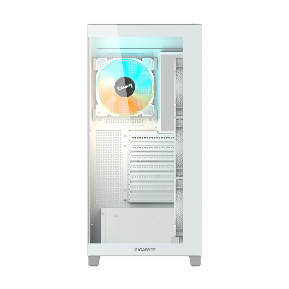GIGABYTE C500 PANORAMIC STEALTH Midi Tower Weiß