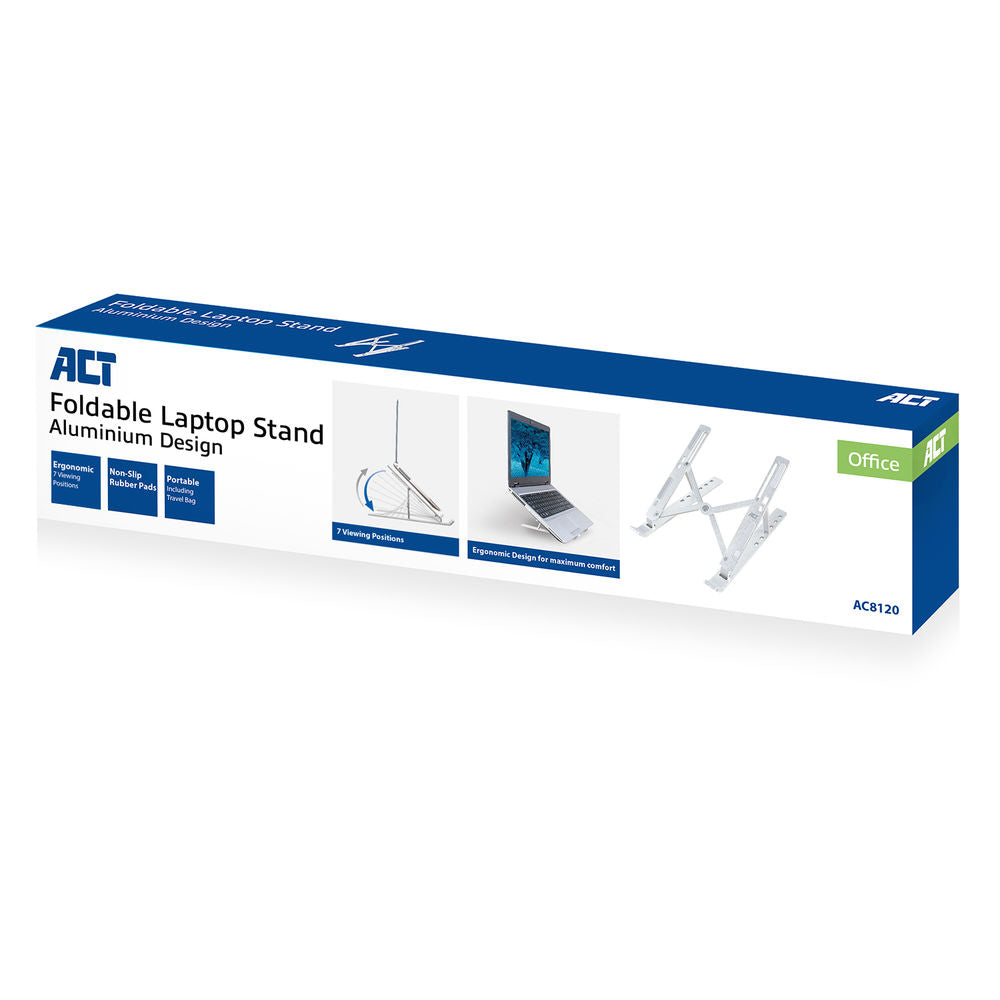 Supporto pieghevole in alluminio per laptop ACT