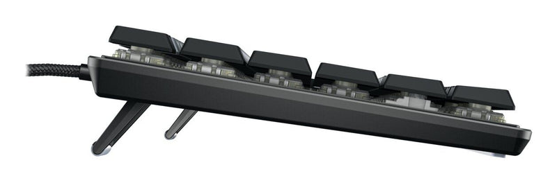 CHERRY KC 500 MX LP TKL Tastatur Heimbüro USB QWERTZ Deutsch Schwarz, Grau