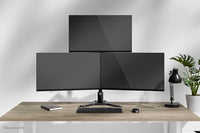 Neomounts DS45-600BL2-1 Monitorständer für drei Bildschirme 10-32"