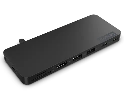 Lenovo 4X11N40212 laptop-dockingstation & portreplikator Kabelgebunden USB 3.2 Gen 1 (3.1 Gen 1) Type-C Schwarz