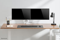 Neomounts DS75-450WH2 Monitorarm 17-32" - Gasfeder - Topfix - 180°-Stopp