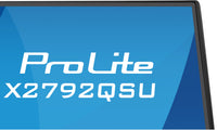 iiyama ProLite X2792QSU-B1 Computerbildschirm 68,6 cm (27") 2560 x 1440 Pixel Quad HD LED Schwarz