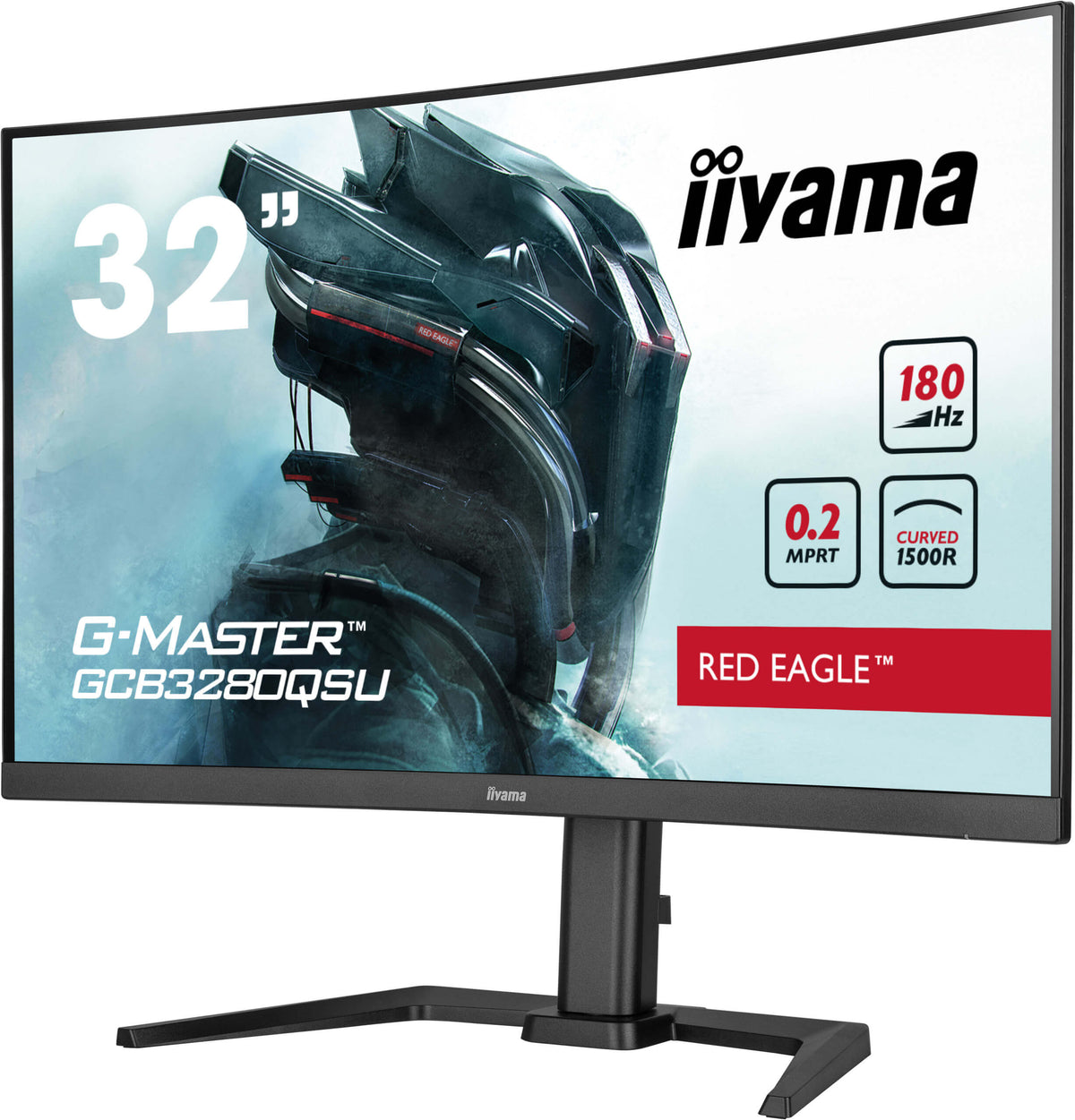 iiyama G-MASTER GCB3280QSU-B2 Computerbildschirm 80 cm (31.5") 2560 x 1440 Pixel Dual QHD LED Schwarz