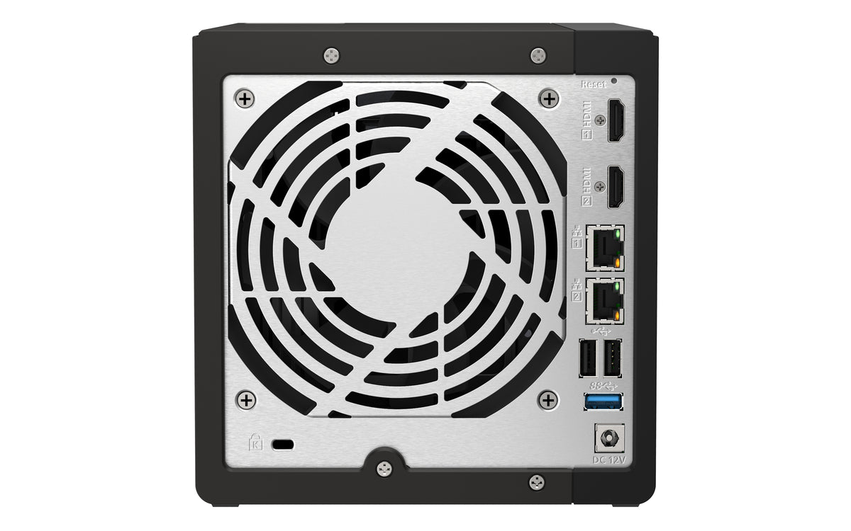 QNAP QVP-41C NAS & Speicherserver Tower Intel® Celeron® J6412 8 GB DDR4 0 TB Schwarz