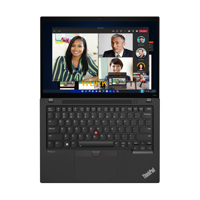 Lenovo ThinkPad P14s Gen 4 (Intel) Intel® Core™ i5 i5-1340P Mobiler Arbeitsplatz 35,6 cm (14") 2.8K 16 GB DDR5-SDRAM 512 GB SSD Wi-Fi 6E (802.11ax) Windows 11 Pro Deutsch Schwarz