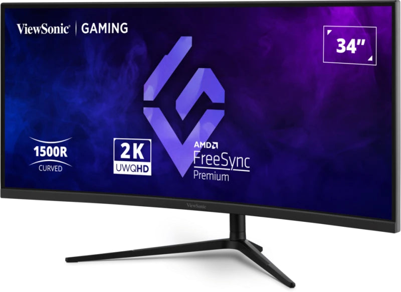 Viewsonic VX3418C-2K Computerbildschirm 86,4 cm (34") 3440 x 1440 Pixel UltraWide Quad HD Schwarz