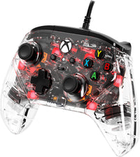 HyperX Clutch Gladiate - Wired Gaming RGB Controller - Xbox Transparent USB Gamepad Xbox One, Xbox Series X