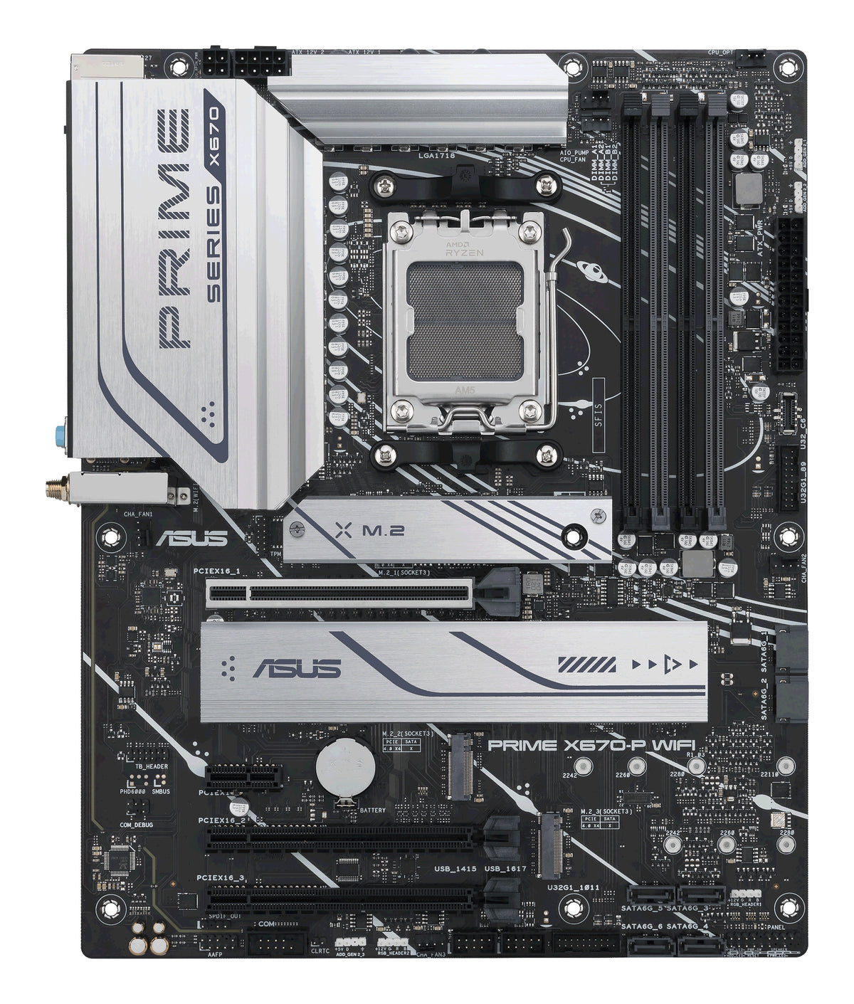 ASUS PRIME X670-P WIFI AMD X670 Sockel AM5 ATX