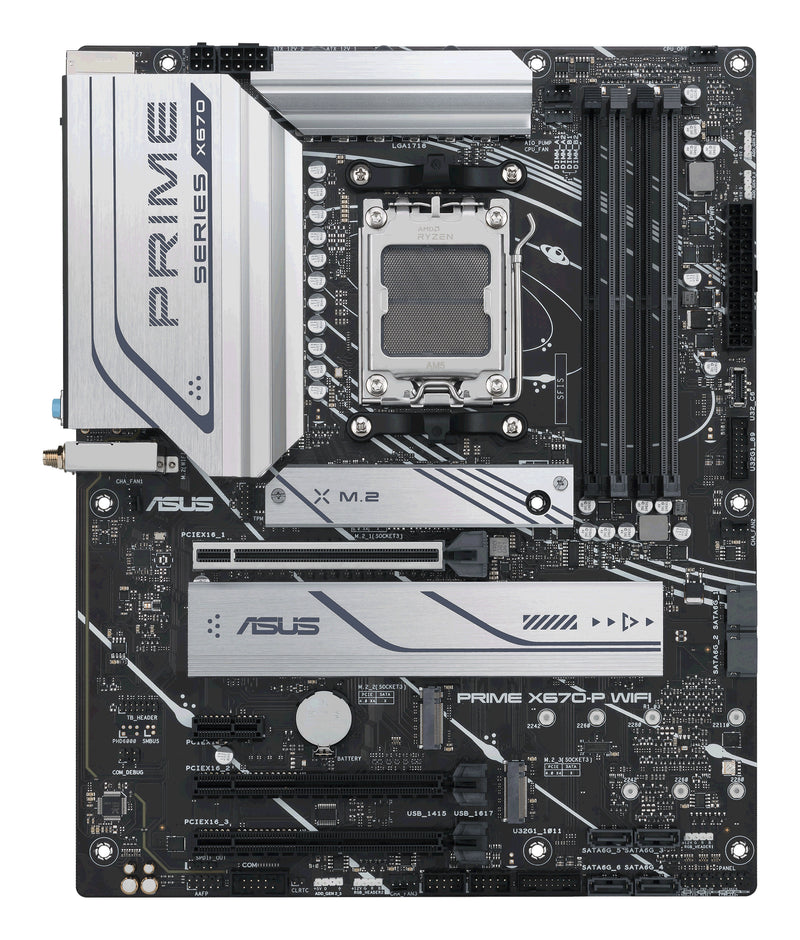 ASUS PRIME X670-P WIFI AMD X670 Sockel AM5 ATX