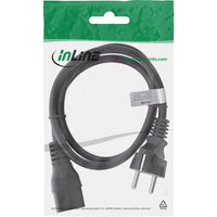 InLine Netzkabel 16A, Schutzkontakt gerade / Kaltgerätestecker IEC320/C19, 2m