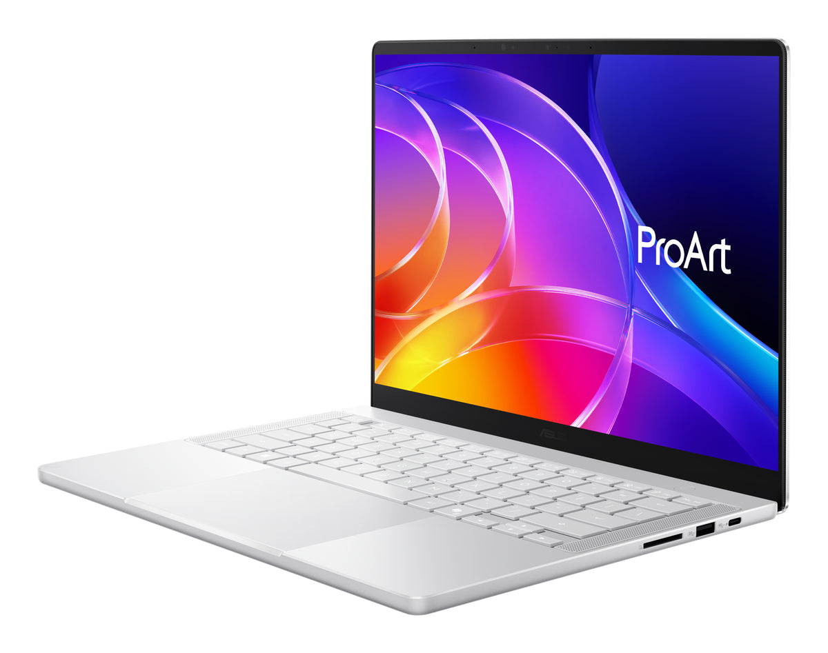 ASUS ProArt H7407BA-SM250X NVIDIA Grace 20-Core NVIDIA Grace Laptop 35,6 cm (14") Touchscreen 3K 128 GB LPDDR5x-SDRAM 1 TB SSD Wi-Fi 7 (802.11be) Windows 11 Pro Weiß
