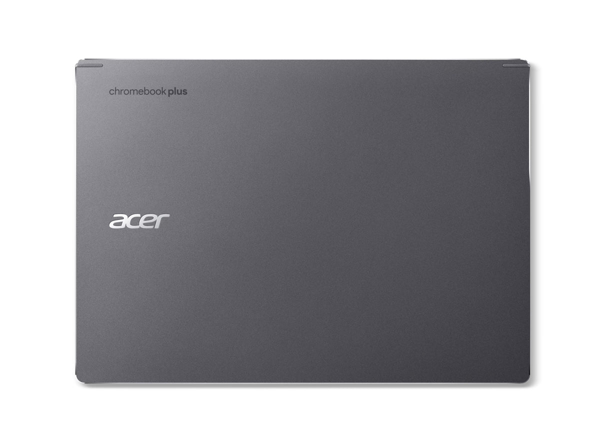 Acer Chromebook Plus 514 CBE594-2L-TCO-54HB Intel Core 5 120U 35,6 cm (14") WUXGA 16 GB LPDDR5x-SDRAM 256 GB SSD Wi-Fi 7 (802.11be) ChromeOS Deutsch Grau