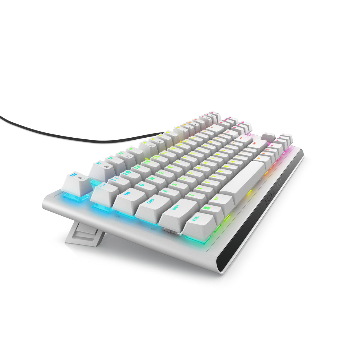 Alienware AW420K Tastatur Gaming USB QWERTY US International Weiß