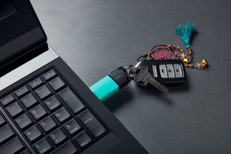 Kingston Technology DataTraveler 256GB USB3.2 Gen1 Exodia M (Schwarz + Türkis)