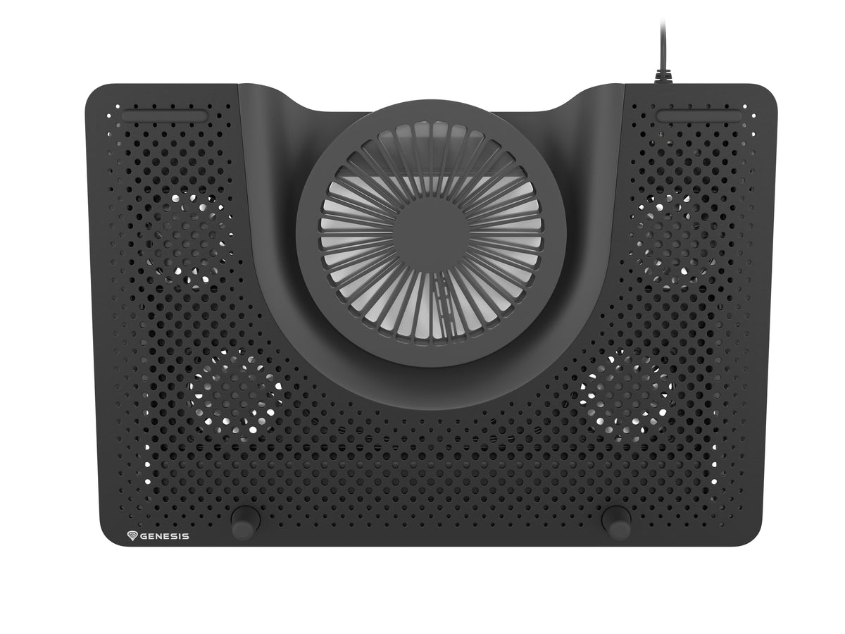 GENESIS Oxid 550 Llaptop-Kühlpad 43,9 cm (17.3") 2800 RPM Schwarz