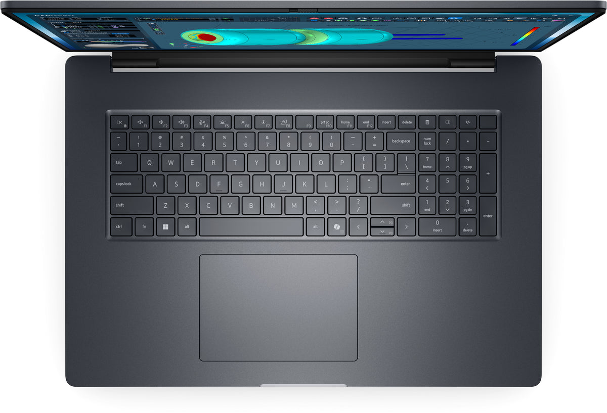 DELL Pro Max 18 Plus MB18250 Intel Core Ultra 9 285HX Mobiler Arbeitsplatz 45,7 cm (18") Quad HD+ 64 GB DDR5-SDRAM 1 TB SSD NVIDIA RTX PRO 3000 Blackwell Wi-Fi 7 (802.11be) Windows 11 Pro Deutsch Schwarz