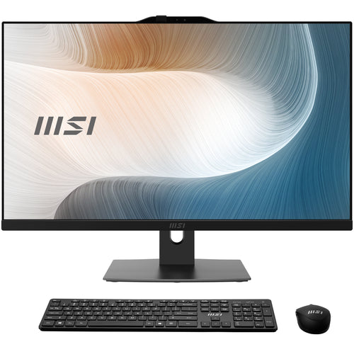 MSI Modern AM242P 1M-1848AT Intel Core 3 100U 60,5 cm (23.8") 1920 x 1080 Pixel All-in-One-PC 8 GB DDR5-SDRAM 256 GB SSD Windows 11 Pro Wi-Fi 6E (802.11ax) Schwarz