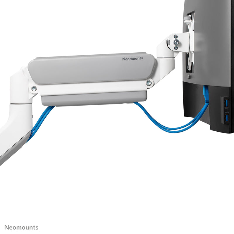 Neomounts DS70-450WH1 Monitorarm 17-42" - Gasfeder - Topfix - 180°-Stopp