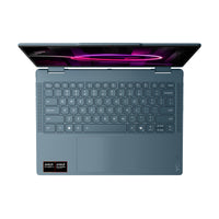 Lenovo Yoga 7 2-in-1 14AGP11 Copilot+ PC AMD Ryzen AI 7 445 Hybrid (2-in-1) 35,6 cm (14") Touchscreen 2.8K 16 GB LPDDR5x-SDRAM 512 GB SSD Wi-Fi 7 (802.11be) Windows 11 Home Türkis Deutsch