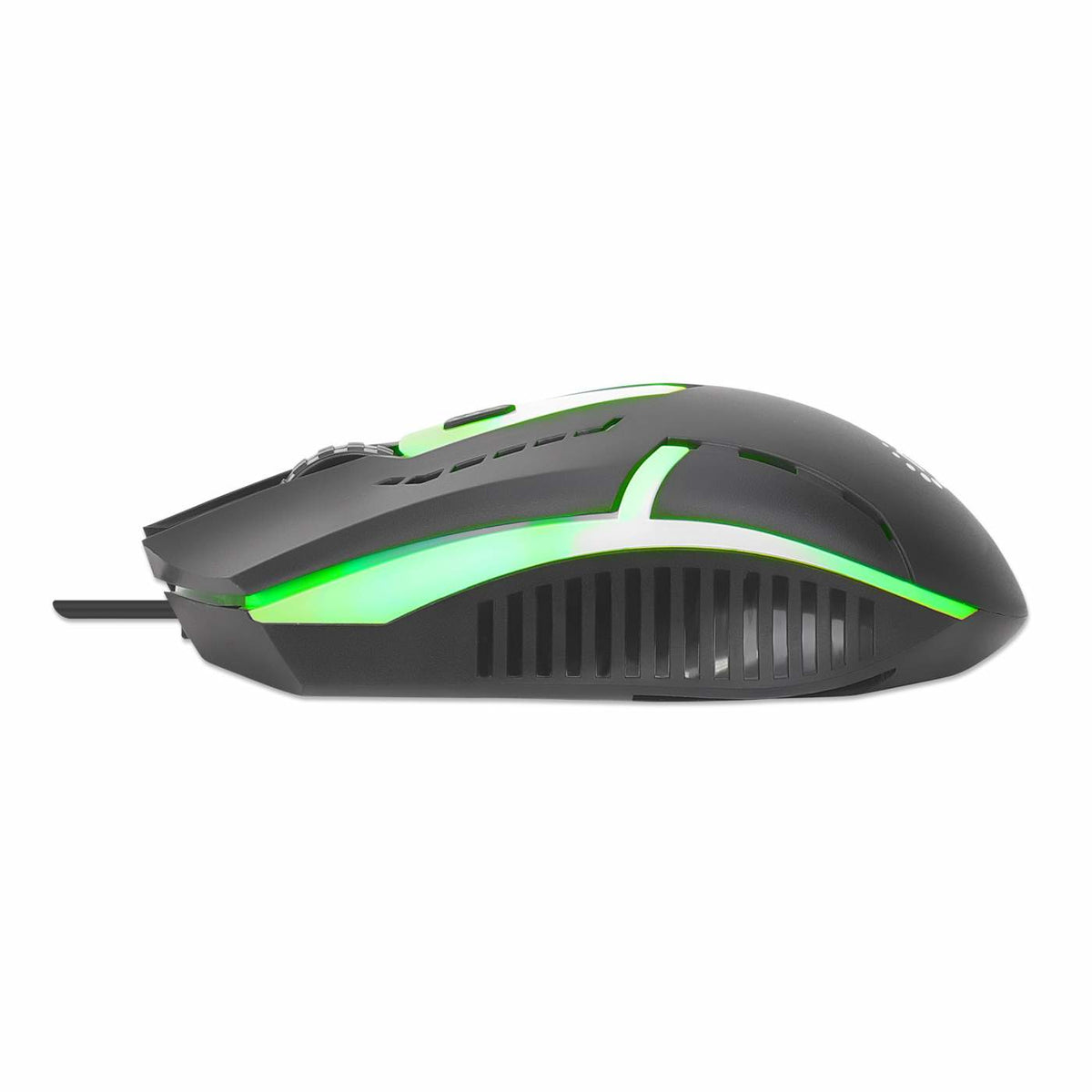Manhattan 190206 Maus Gaming Beidhändig USB Typ-A Optisch 1500 DPI