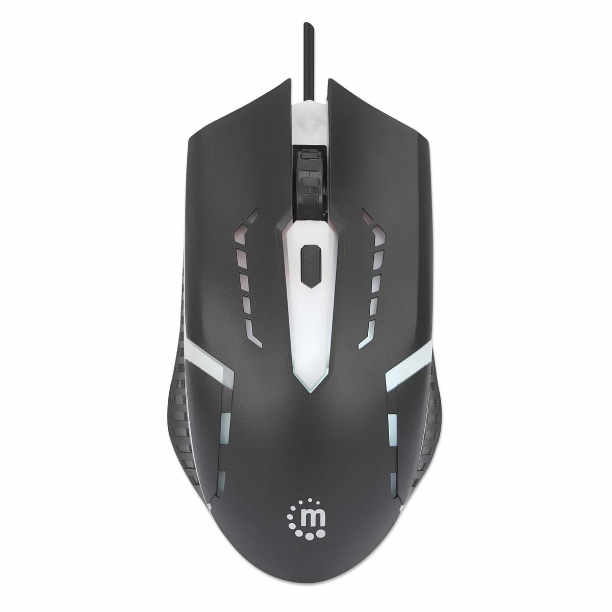 Manhattan 190206 Maus Gaming Beidhändig USB Typ-A Optisch 1500 DPI