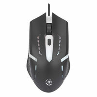 Manhattan 190206 Maus Gaming Beidhändig USB Typ-A Optisch 1500 DPI