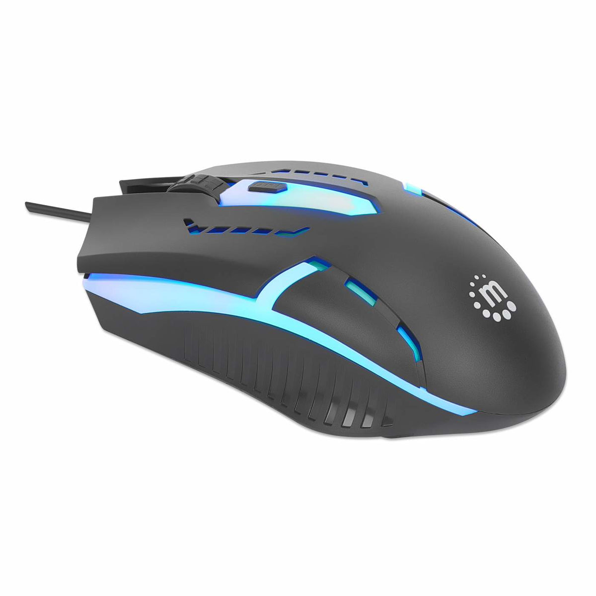 Manhattan 190206 Maus Gaming Beidhändig USB Typ-A Optisch 1500 DPI