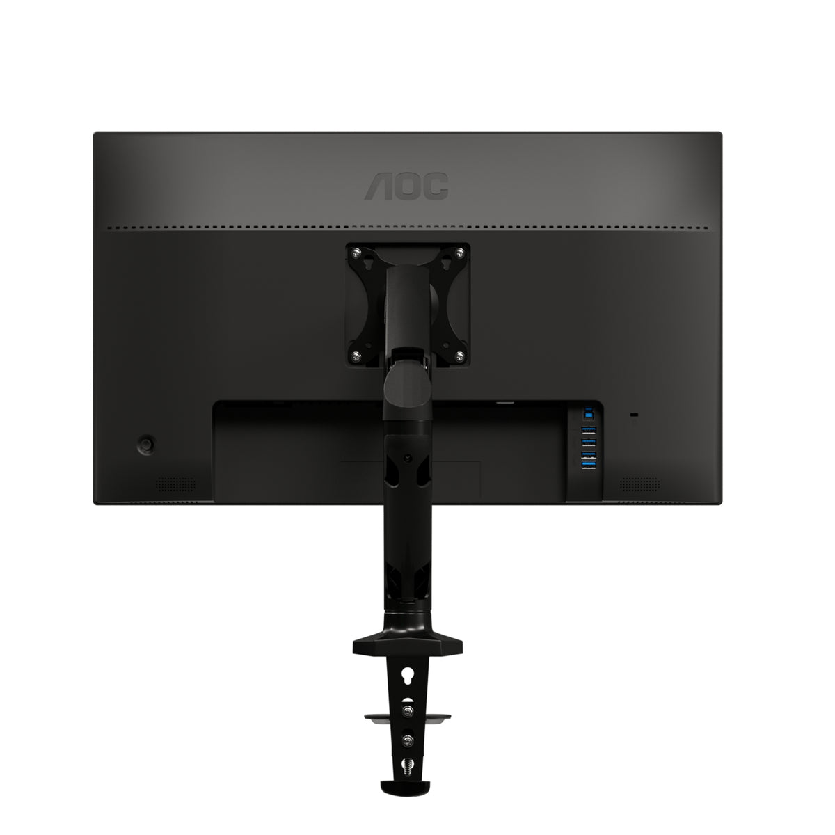 AOC AS110D0 Support de fixation bureau pour écran plat 81,3 cm (32") Bureau/Banc Noir